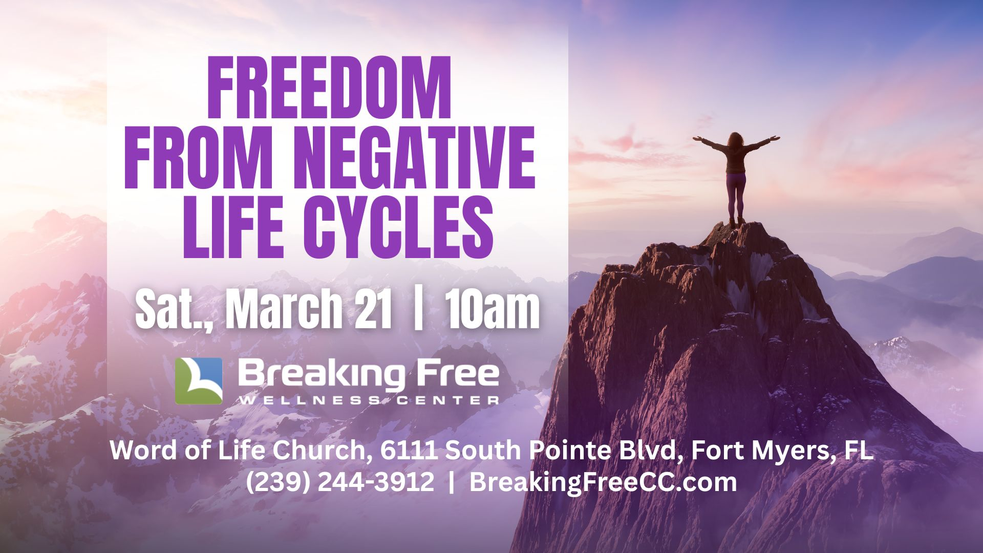 Freedom From Negative Life Cycles.